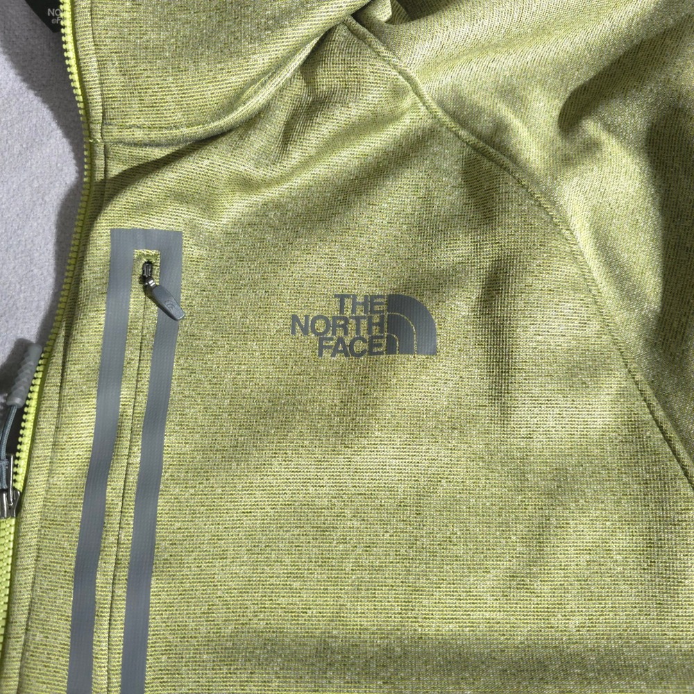The North Face Fleece Jacket Mens XXL Green Full Zip NF0A2VE4UER Mock Neck Coat - Picture 5 of 10
